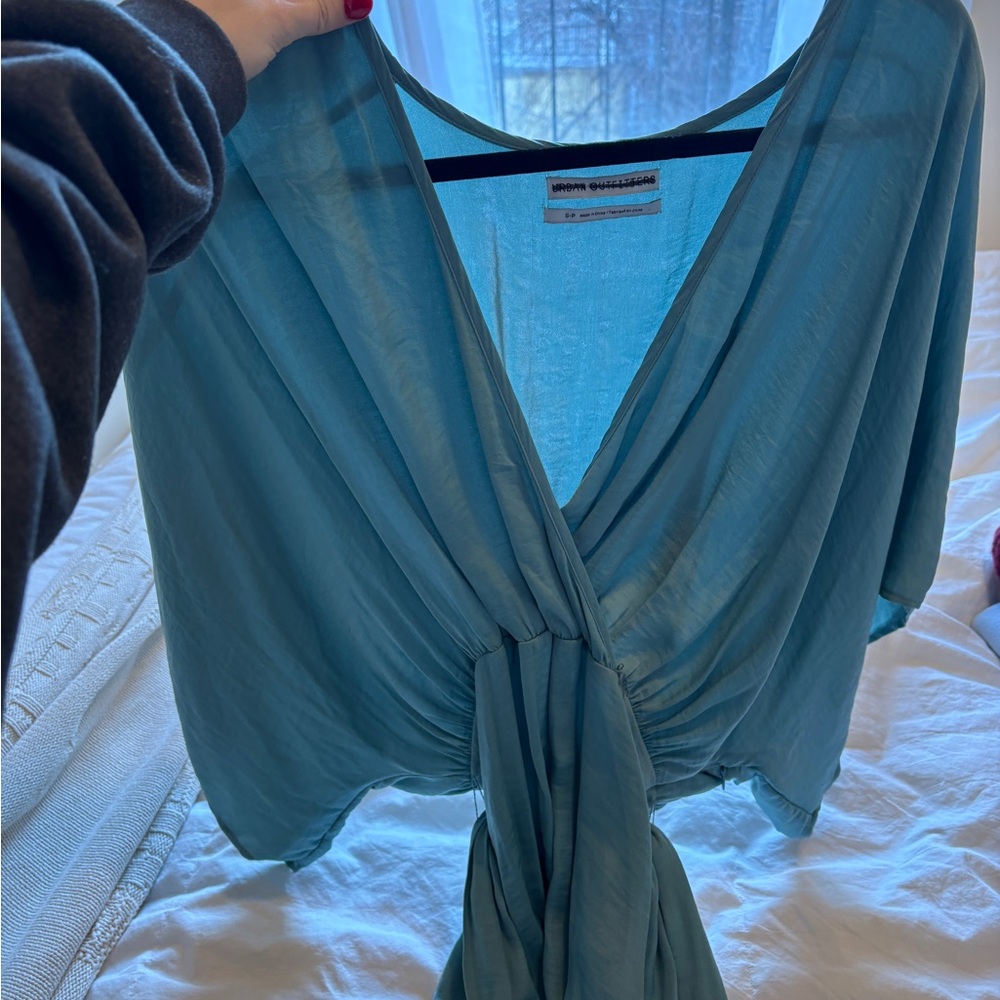 Urban Outfitters Teal Wrap dress